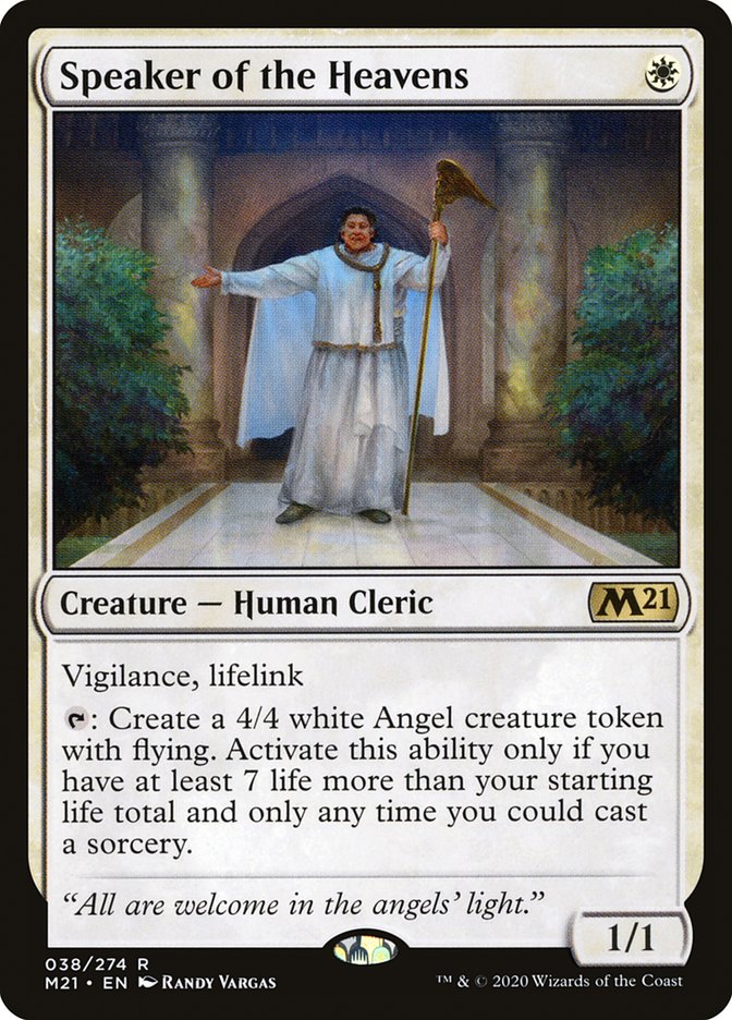 Speaker of the Heavens [Core Set 2021] Magic: The Gathering