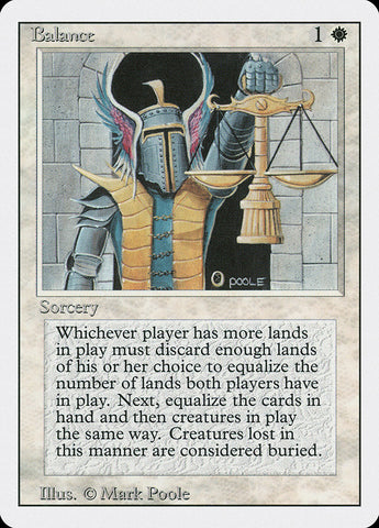 Balance [Revised Edition] Magic: The Gathering
