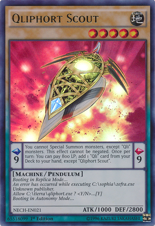 Qliphort Scout [NECH-EN021] Ultra Rare Yu-Gi-Oh!
