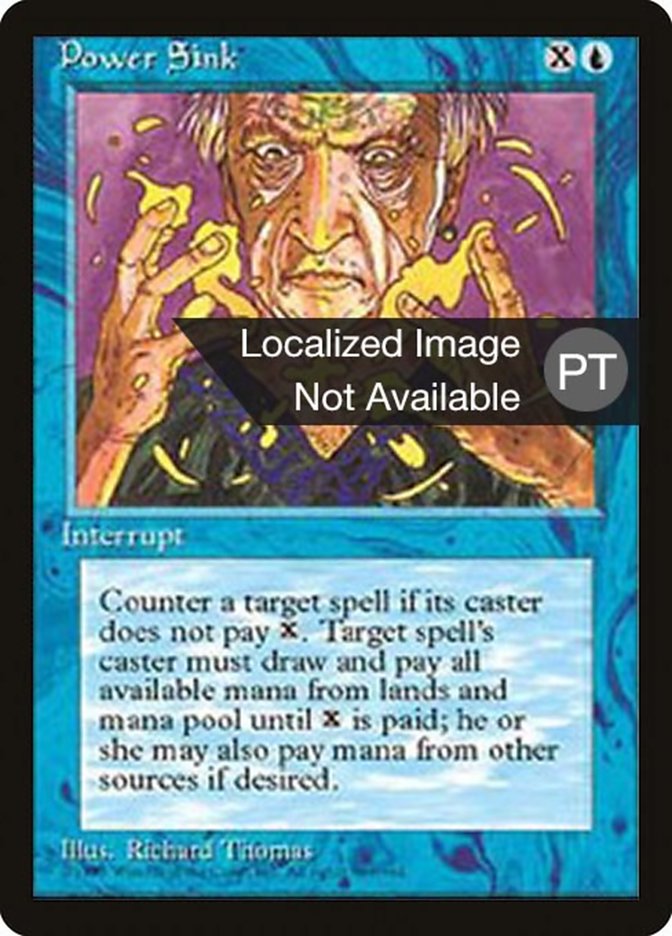 Power Sink [Fourth Edition (Foreign Black Border)] Magic: The Gathering