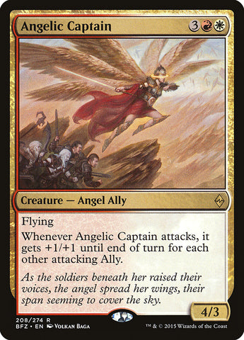 Angelic Captain [Battle for Zendikar] Magic: The Gathering
