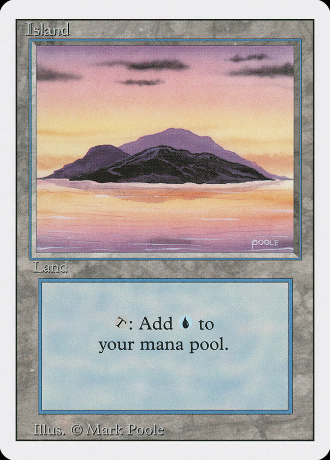 Island (295) [Revised Edition] Magic: The Gathering