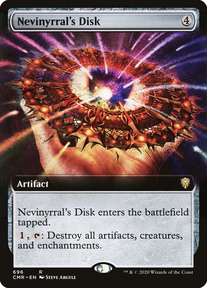 Nevinyrral's Disk (Extended Art) [Commander Legends] Magic: The Gathering