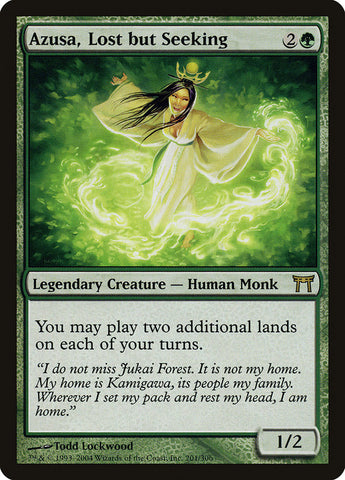 Azusa, Lost but Seeking [Champions of Kamigawa] Magic: The Gathering