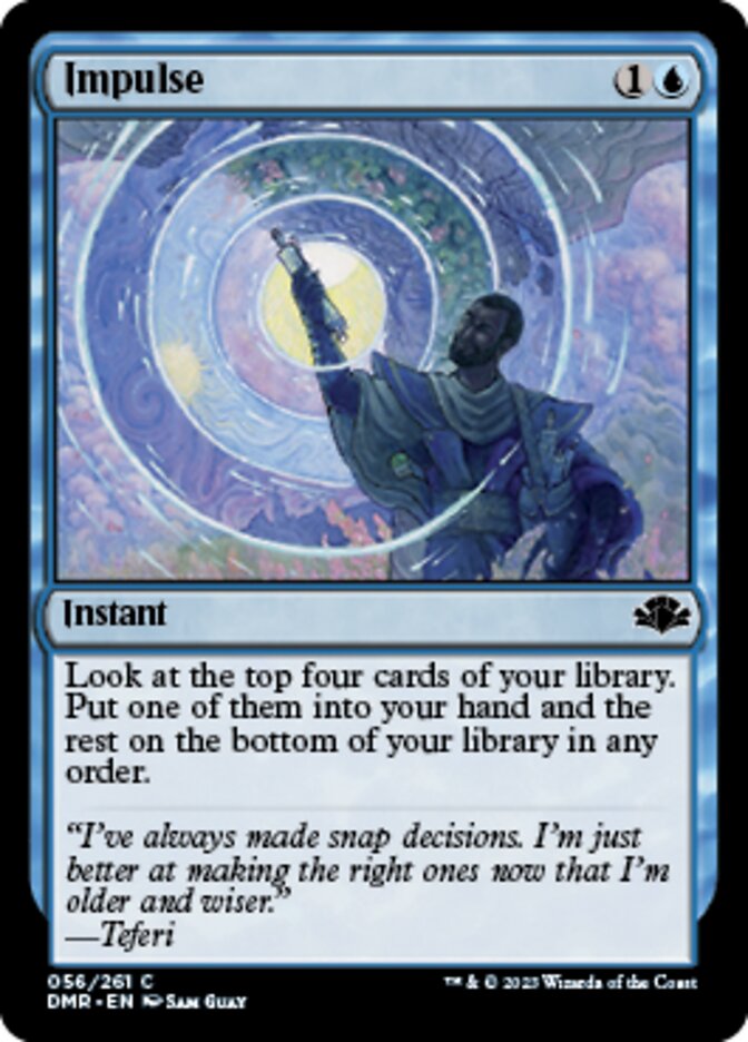 Impulse [Dominaria Remastered] Magic: The Gathering