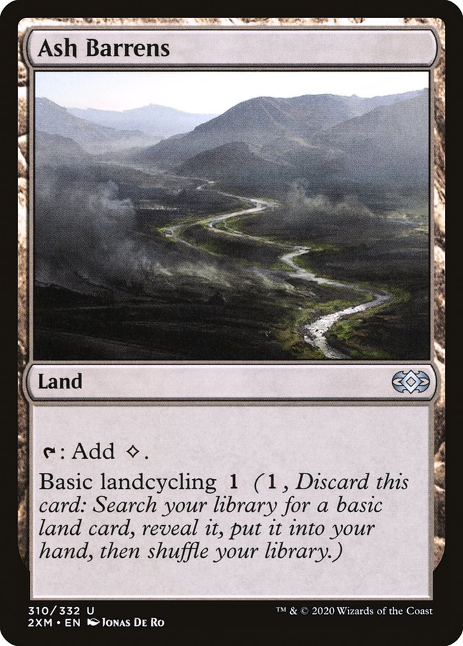 Ash Barrens [Double Masters] Magic: The Gathering