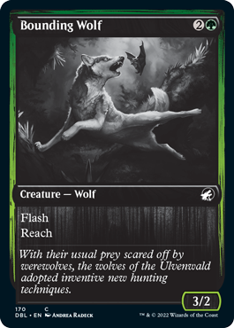 Bounding Wolf [Innistrad: Double Feature] Magic: The Gathering