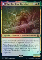 Tovolar, Dire Overlord // Tovolar, the Midnight Scourge [Innistrad: Midnight Hunt Prerelease Promos] Magic: The Gathering
