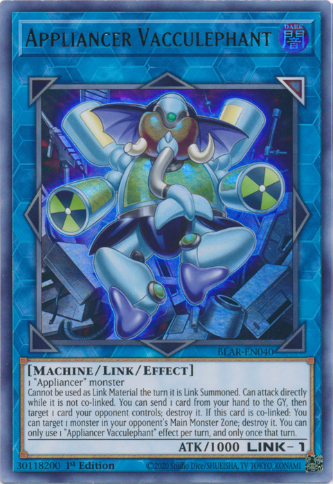 Appliancer Vacculephant [BLAR-EN040] Ultra Rare Yu-Gi-Oh!