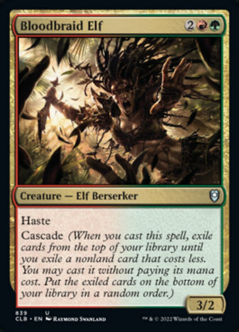 Bloodbraid Elf [Commander Legends: Battle for Baldur's Gate] Magic: The Gathering