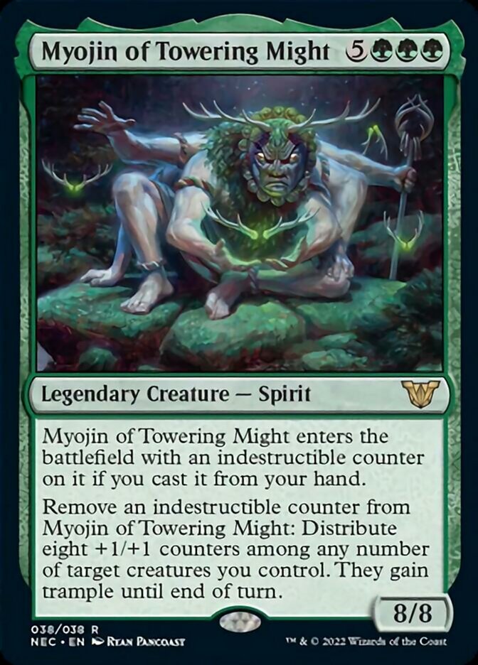 Myojin of Towering Might [Kamigawa: Neon Dynasty Commander] Magic: The Gathering