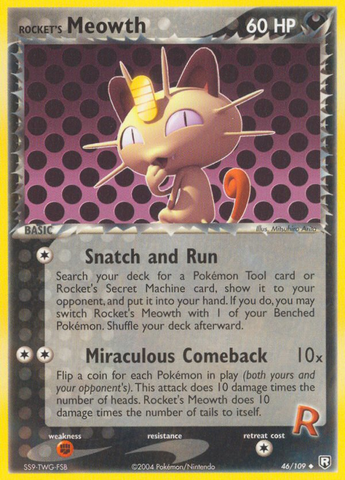 Rocket's Meowth (46/109) [EX: Team Rocket Returns] Pokémon
