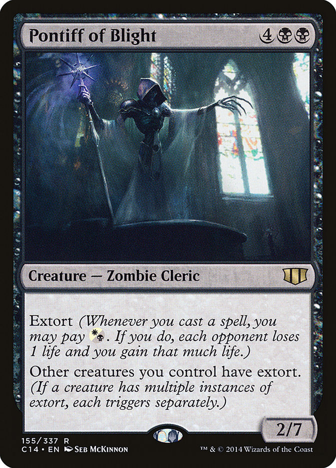 Pontiff of Blight [Commander 2014] Magic: The Gathering