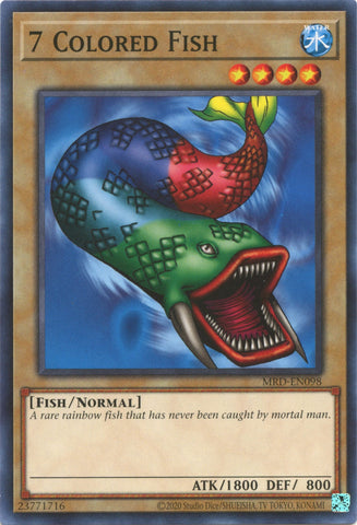 7 Colored Fish (25th Anniversary) [MRD-EN098] Common Yu-Gi-Oh!