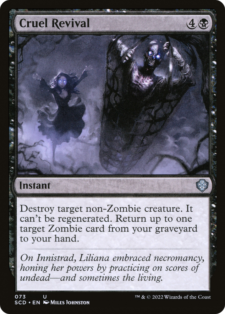Cruel Revival [Starter Commander Decks] Magic: The Gathering