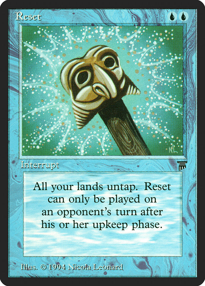 Reset [Legends] Magic: The Gathering