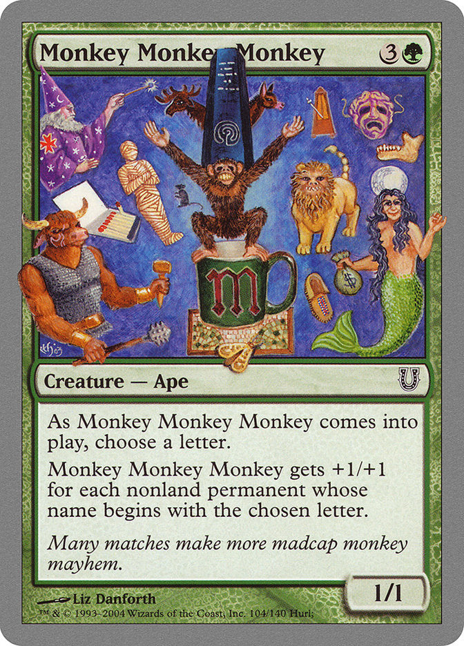 Monkey Monkey Monkey [Unhinged] Magic: The Gathering