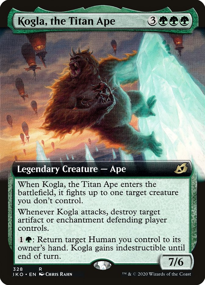 Kogla, the Titan Ape (Extended Art) [Ikoria: Lair of Behemoths] Magic: The Gathering