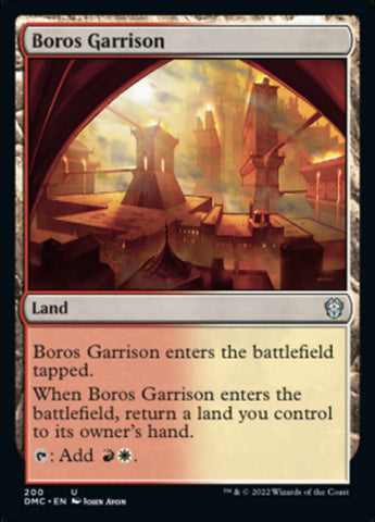 Boros Garrison [Dominaria United Commander] Magic: The Gathering