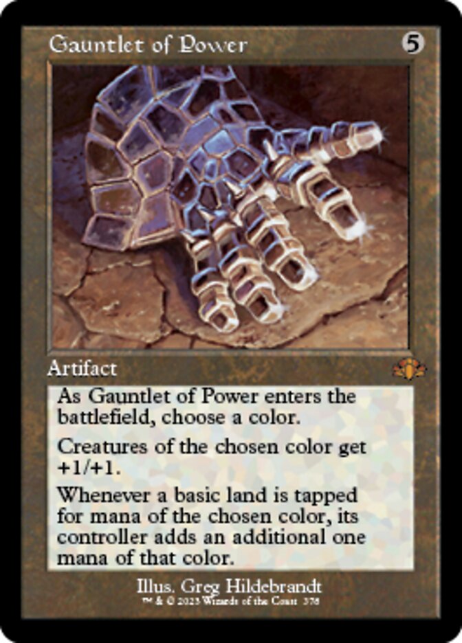 Gauntlet of Power (Retro) [Dominaria Remastered] Magic: The Gathering