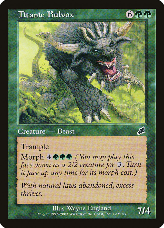 Titanic Bulvox [Scourge] Magic: The Gathering