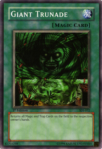 Giant Trunade [SDJ-032] Common Yu-Gi-Oh!
