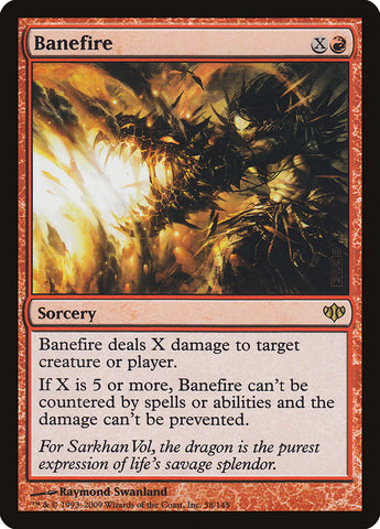 Banefire [Conflux] Magic: The Gathering