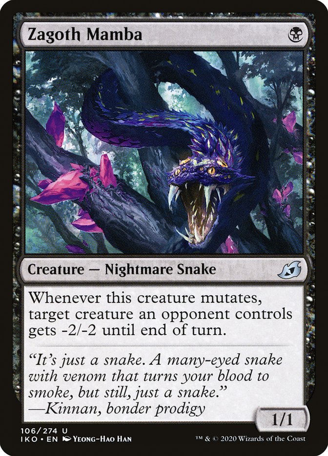 Zagoth Mamba [Ikoria: Lair of Behemoths] Magic: The Gathering