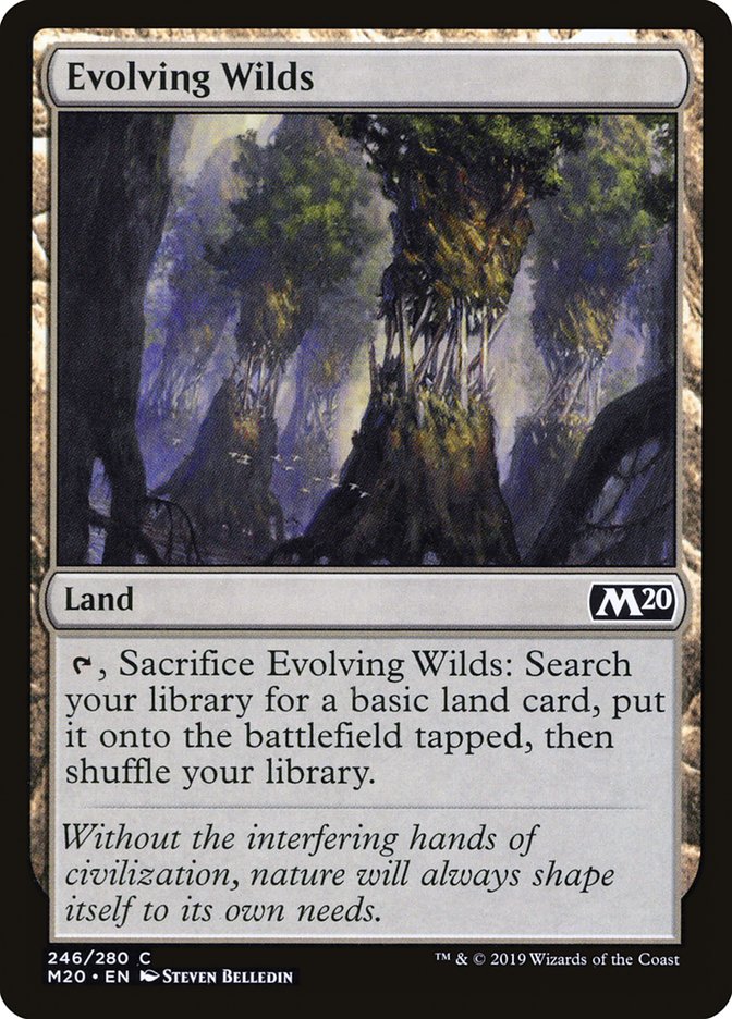 Evolving Wilds [Core Set 2020] Magic: The Gathering