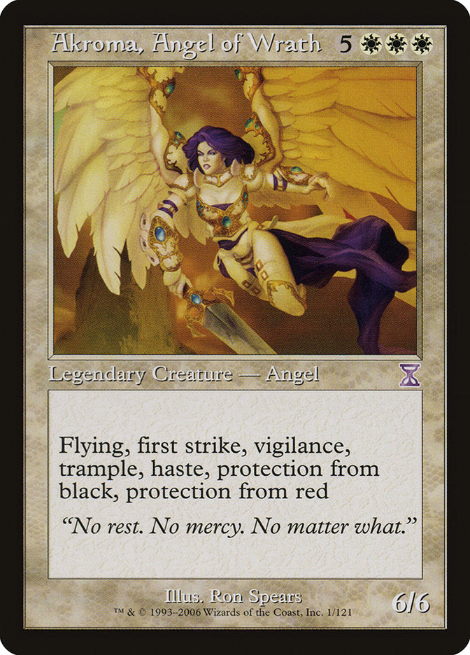 Akroma, Angel of Wrath [Time Spiral Timeshifted] Magic: The Gathering