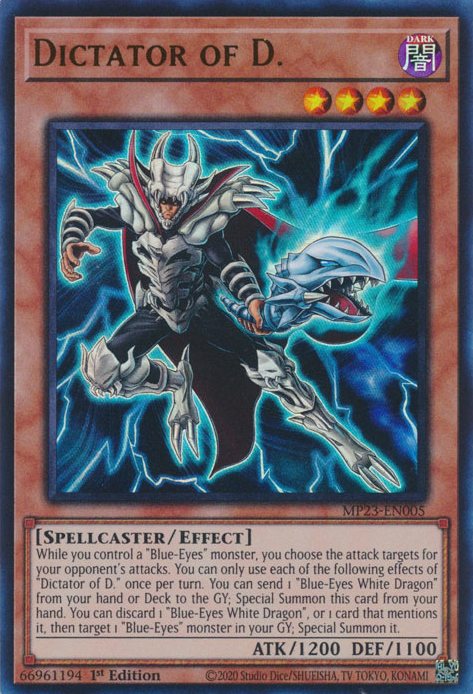 Dictator of D. [MP23-EN005] Ultra Rare Yu-Gi-Oh!