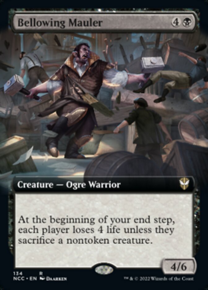 Bellowing Mauler (Extended Art) [Streets of New Capenna Commander] Magic: The Gathering