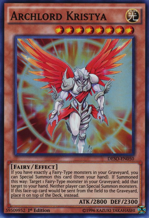 Archlord Kristya [DESO-EN050] Super Rare Yu-Gi-Oh!