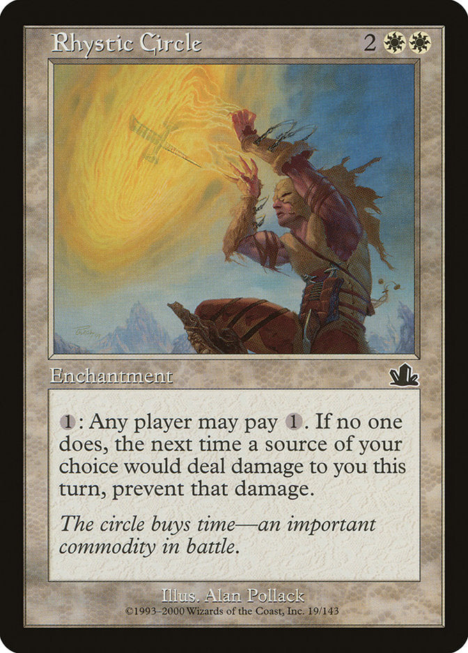 Rhystic Circle [Prophecy] Magic: The Gathering