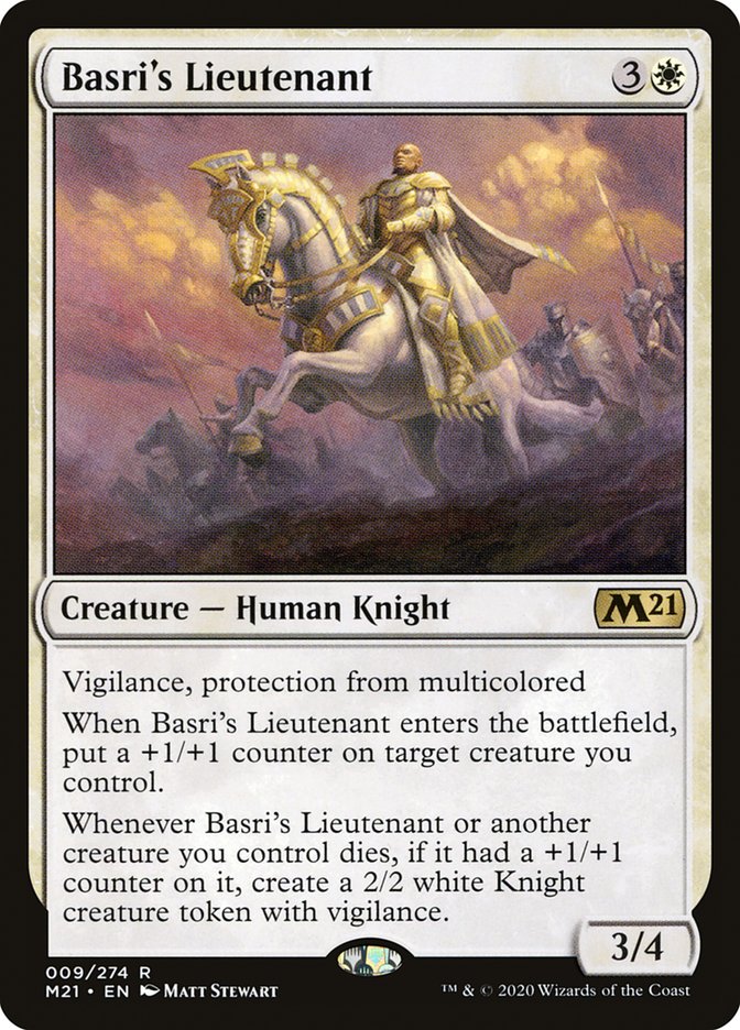 Basri's Lieutenant [Core Set 2021] Magic: The Gathering