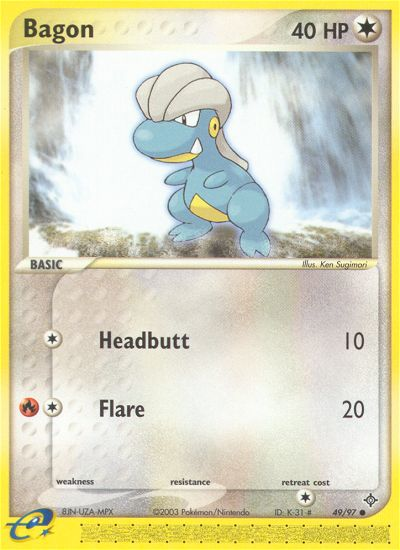 Bagon (49/97) [EX: Dragon] Pokémon