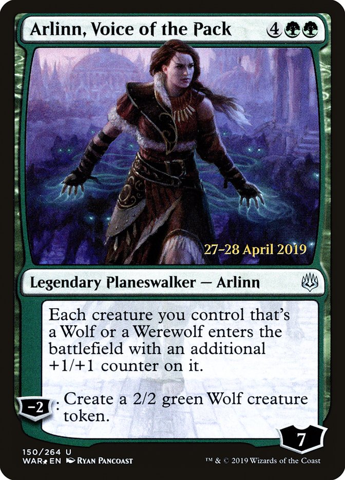 Arlinn, Voice of the Pack [War of the Spark Prerelease Promos] Magic: The Gathering