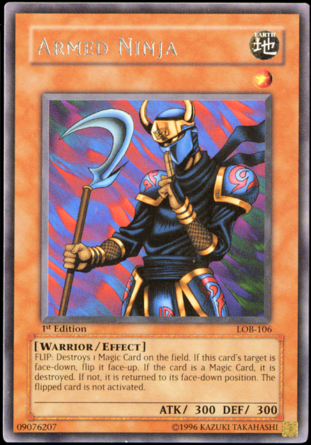 Armed Ninja [LOB-106] Rare Yu-Gi-Oh!