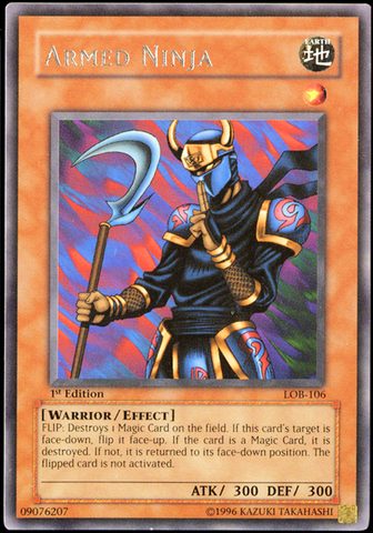 Armed Ninja [LOB-106] Rare Yu-Gi-Oh!