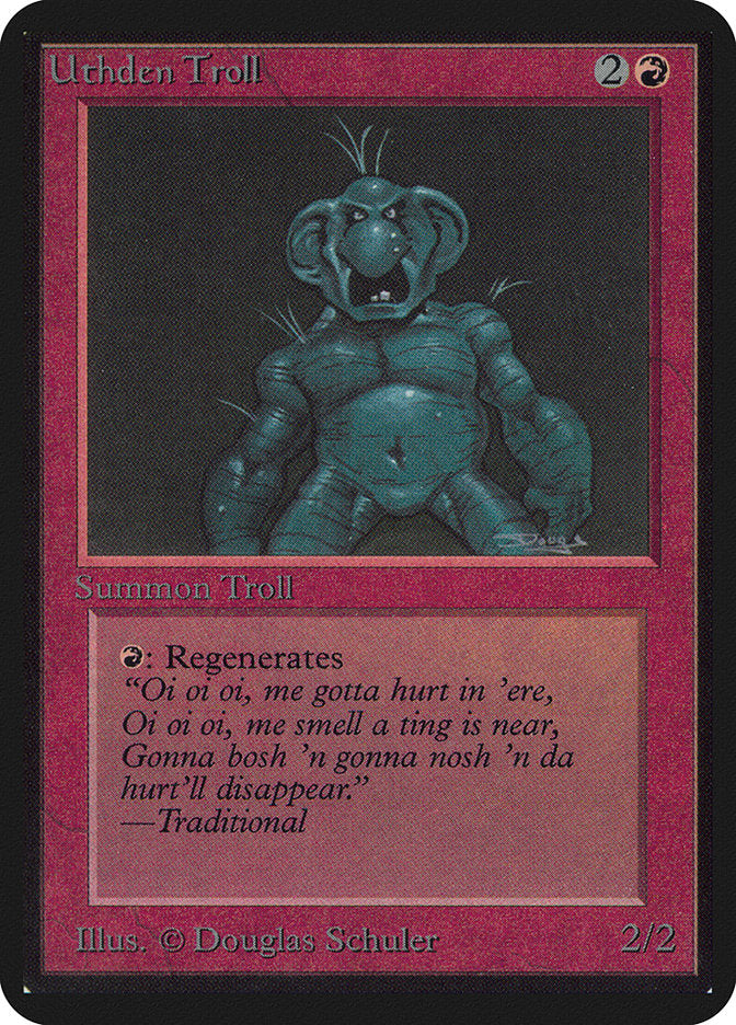 Uthden Troll [Alpha Edition] Magic: The Gathering
