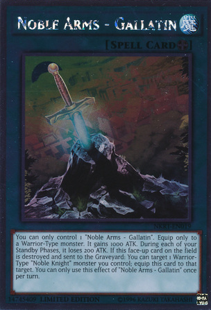 Noble Arms - Gallatin [NKRT-EN019] Platinum Rare Yu-Gi-Oh!