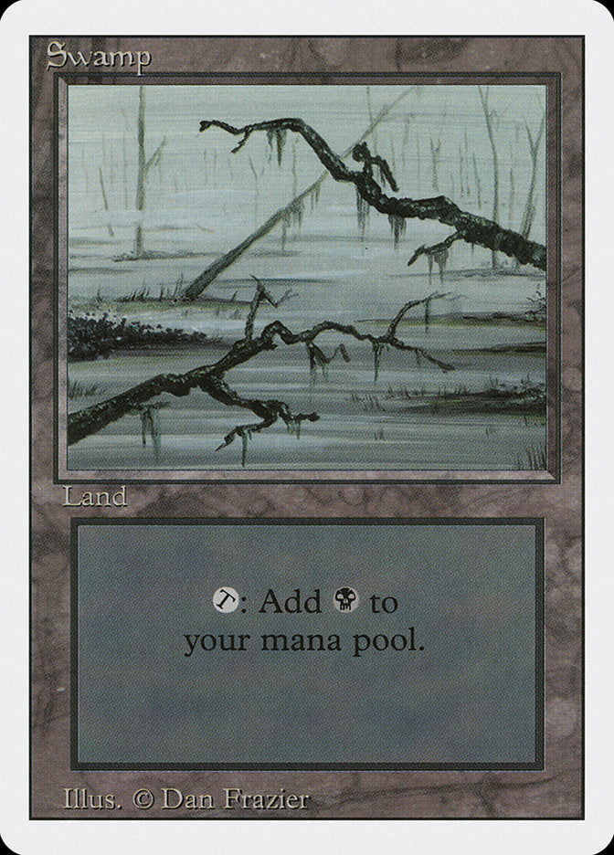 Swamp (300) [Revised Edition] Magic: The Gathering