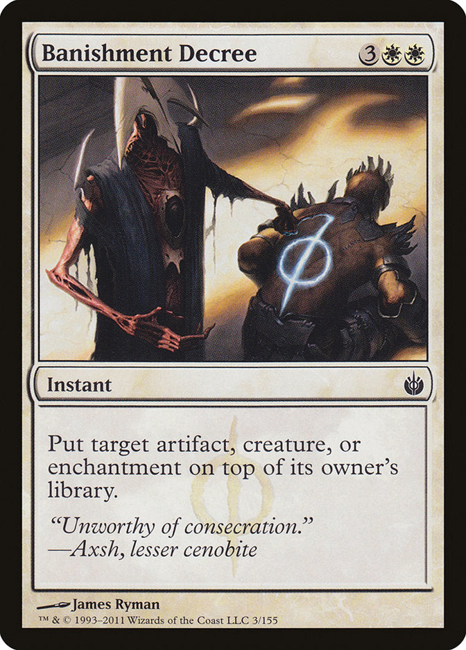 Banishment Decree [Mirrodin Besieged] Magic: The Gathering