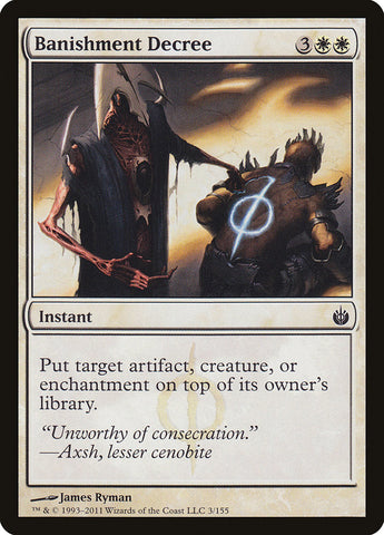 Banishment Decree [Mirrodin Besieged] Magic: The Gathering