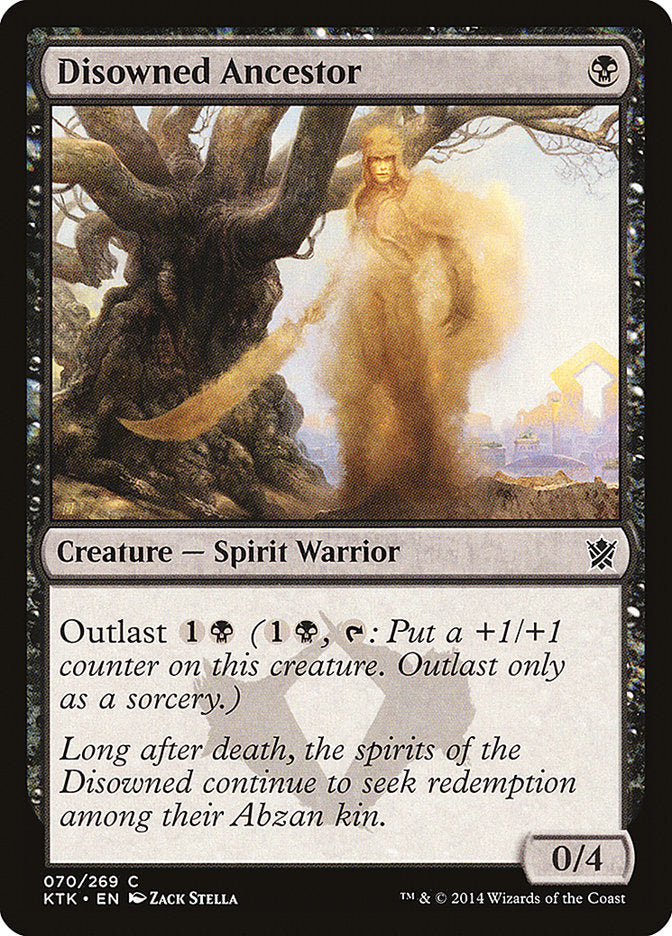 Disowned Ancestor [Khans of Tarkir] Magic: The Gathering