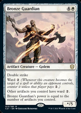 Bronze Guardian [Commander 2021] Magic: The Gathering