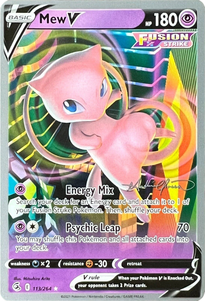 Mew V (113/264) (The Shape of Mew - Andre Chiasson) [World Championships 2022] Pokémon