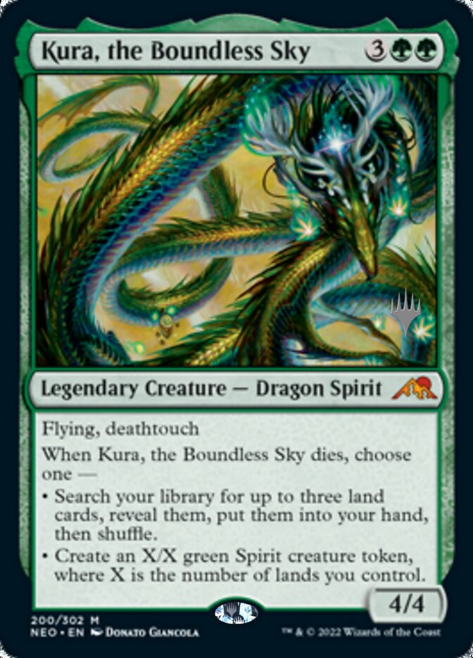 Kura, the Boundless Sky (Promo Pack) [Kamigawa: Neon Dynasty Promos] Magic: The Gathering