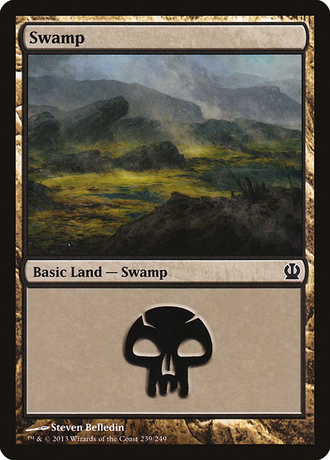 Swamp (239) [Theros] Magic: The Gathering