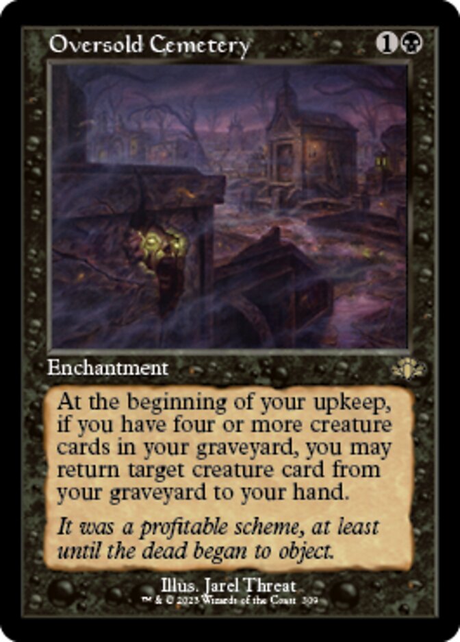 Oversold Cemetery (Retro) [Dominaria Remastered] Magic: The Gathering